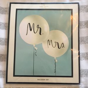 Kate Spade Mr. and Mrs. Balloon Set